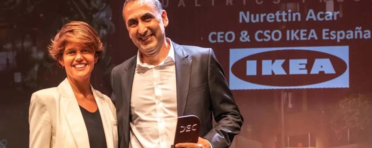 Los IX Premios DEC reconocen a Nurettin Acar, CEO & CSO de IKEA en España, como mejor directivo en CX