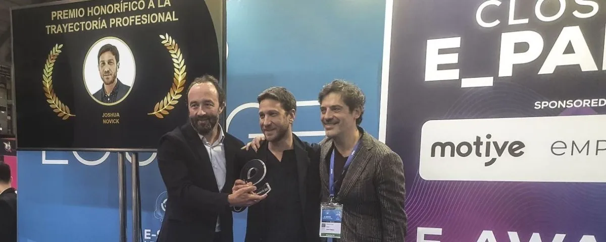Joshua Novick, premio Honorífico por su trayectoria profesional en los e-Awards 2022