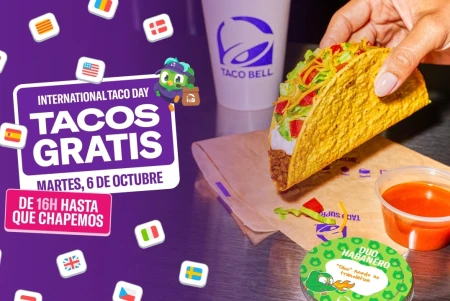 Taco Bell celebra el “International Taco Day” regalando tacos a quienes se atrevan a pedirlos en otro idioma