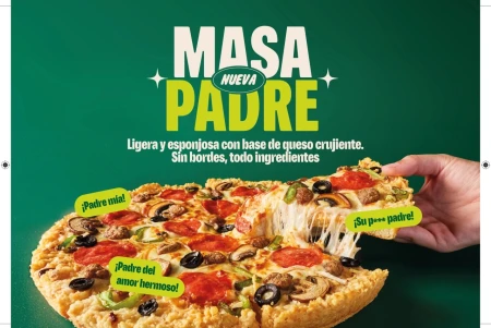 La nueva estrategia publicitaria de Papa Johns juega con el concepto de la masa madre