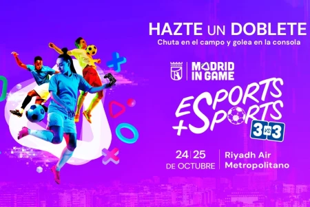 Madrid in Game lleva el torneo híbrido que combina fútbol físico y virtual ‘Esports + Sports’ al Estadio Metropolitano