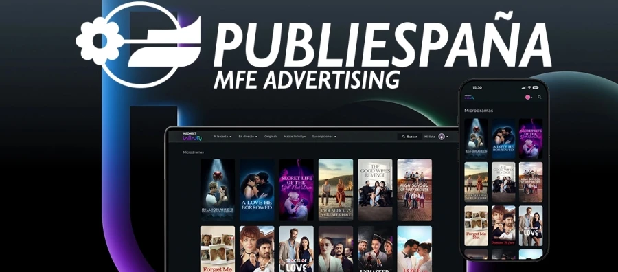 Publiespaña introduce los microdramas en Mediaset Infinity con nuevos formatos publicitarios verticales