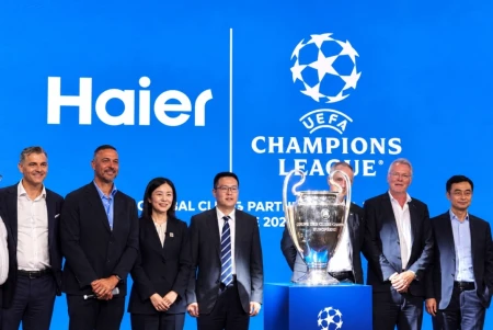 Haier será el nuevo patrocinador global de la UEFA Champions League hasta el año 2031