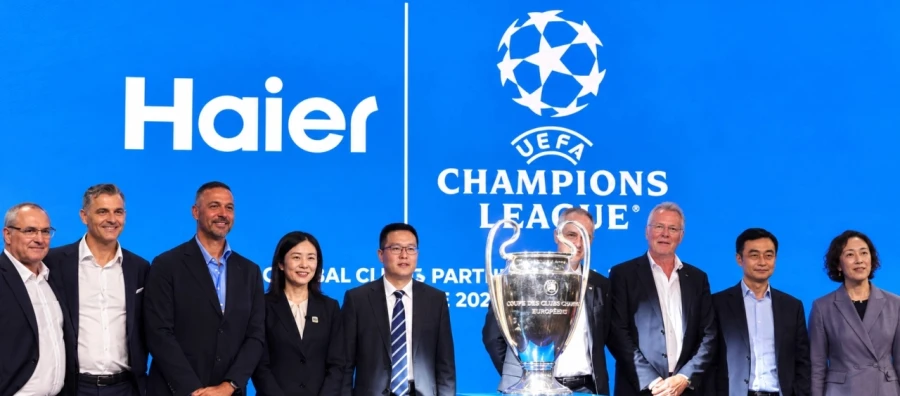 Haier será el nuevo patrocinador global de la UEFA Champions League hasta el año 2031