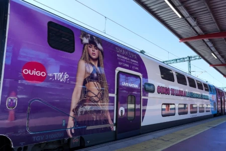 Todos los detalles del tren especial de Ouigo que te lleva a la residencia de Shakira en Madrid