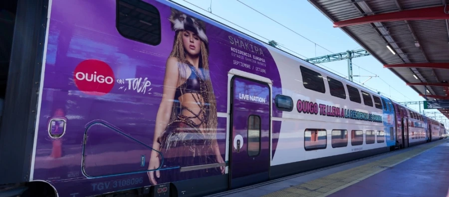 Todos los detalles del tren especial de Ouigo que te lleva a la residencia de Shakira en Madrid