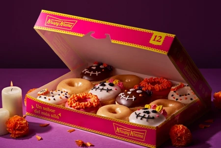 El Día de Muertos llega a Krispy Kreme con cuatro glaseados inspirados en la tradición mexicana