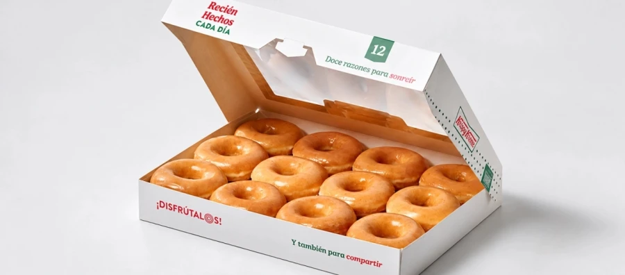 Krispy Kreme conmemora su primer aniversario en España con una gran celebración en todas sus tiendas