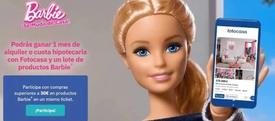 Barbie y Fotocasa transforman por completo la búsqueda de vivienda con el nuevo modo rosa