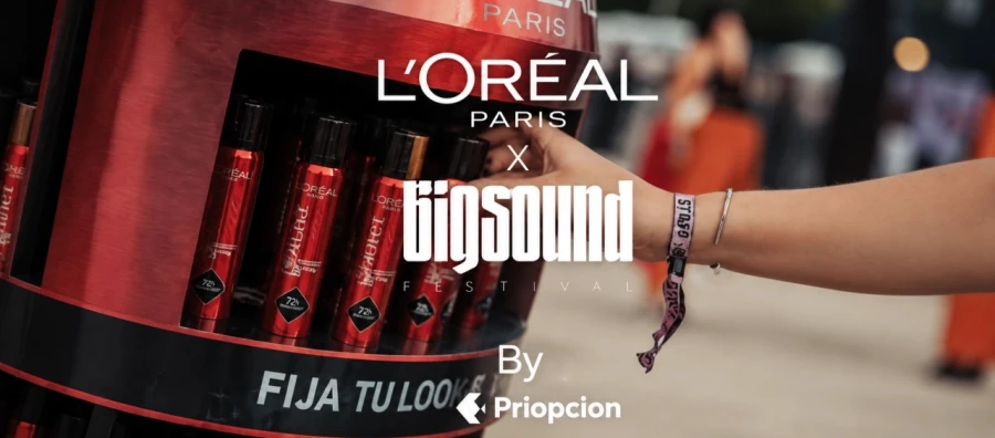 La gestión de personal y coordinación técnica de PRIOPCION impulsa la presencia de L’Oréal Paris en eventos masivos
