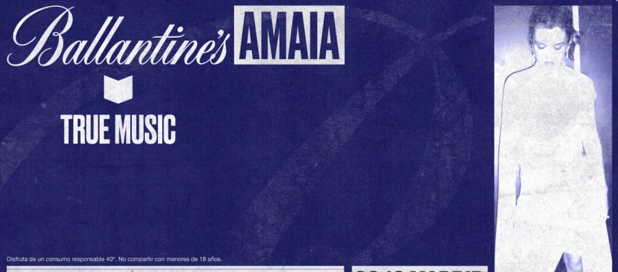 Amaia protagoniza la nueva edición de Ballantine’s True Music con una performance exclusiva en Madrid