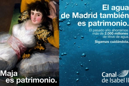 Sra Rushmore y Canal de Isabel II convierten el agua de Madrid en un bien patrimonial con su nueva campaña