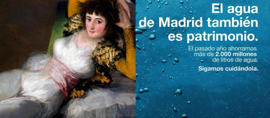 Sra Rushmore y Canal de Isabel II convierten el agua de Madrid en un bien patrimonial con su nueva campaña