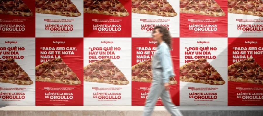 Telepizza y Thinketers lanzan una campaña para frenar los comentarios de odio hacia el colectivo LGTBIQ