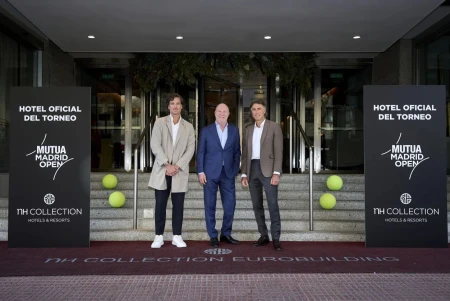 NH Collection Hotels & Resorts refuerza su apuesta por el tenis de élite como patrocinador oficial del Mutua Madrid Open 2026