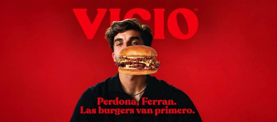 VICIO rompe las reglas de la publicidad gastronómica en su última campaña publicitaria con Ferran Torres