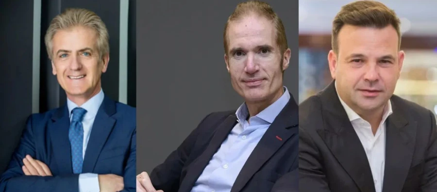 Rafael Juan (Vicky Foods), José Elías (Audax Renovables), José Armando Tellado (Capsa food), Meinrad Spenger (MasOrange) y Gabriel Escarrer (Meliá): los CEOs más influyentes de España en LinkedIn