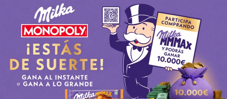Milka y Monopoly: el nuevo dúo icónico que fusiona chocolate y diversión en una experiencia única para toda la familia llega a España