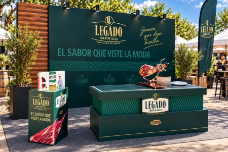 Sabor tradicional y alta costura: Legado Ibérico colabora con la MBFW Madrid de la mano de Carmen Lomana y Mario Vaquerizo