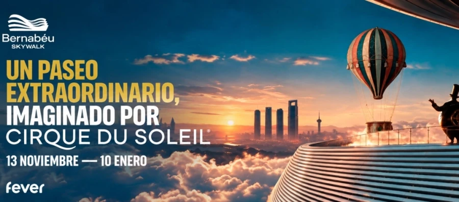 El Bernabéu Skywalk abrirá sus puertas con una experiencia inspirada en Cirque du Soleil