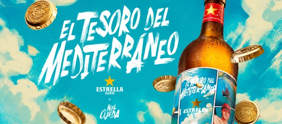 Estrella Damm, Nil Ojeda y VML Spain convierten su nueva edición limitada en una búsqueda del tesoro