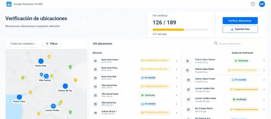 Google Business Profile: cómo verificar cientos de ubicaciones de cadenas y franquicias