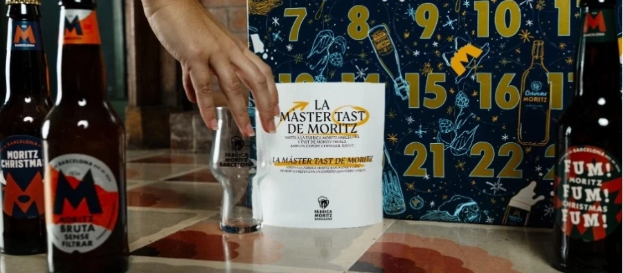 Moritz convierte la cuenta atrás hasta Navidad en un viaje por el mundo de la cerveza