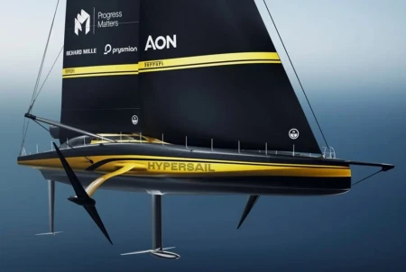 FERRARI HYPERSAIL: el casco está terminado y se desvela la tecnología que hará volar al barco