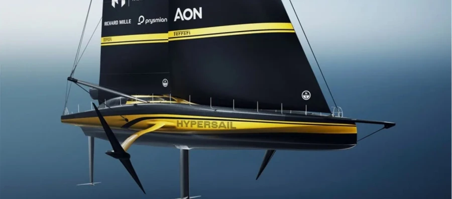 FERRARI HYPERSAIL: el casco está terminado y se desvela la tecnología que hará volar al barco
